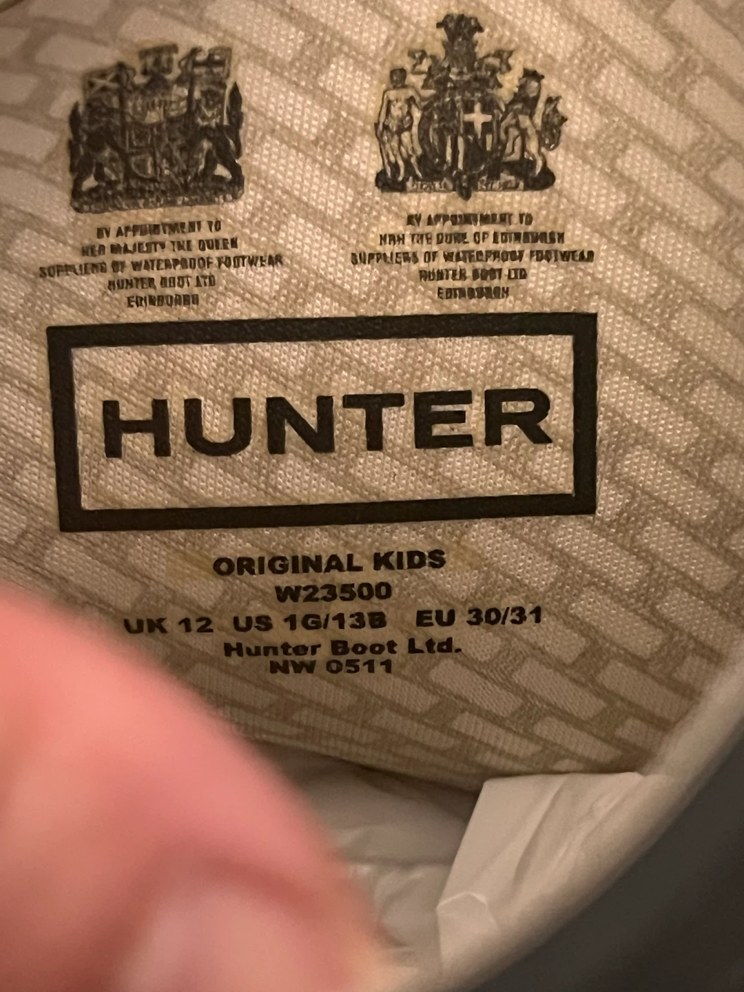 Hunter Original Kids Rain Boots - Black - US 1G/13B - photo 3