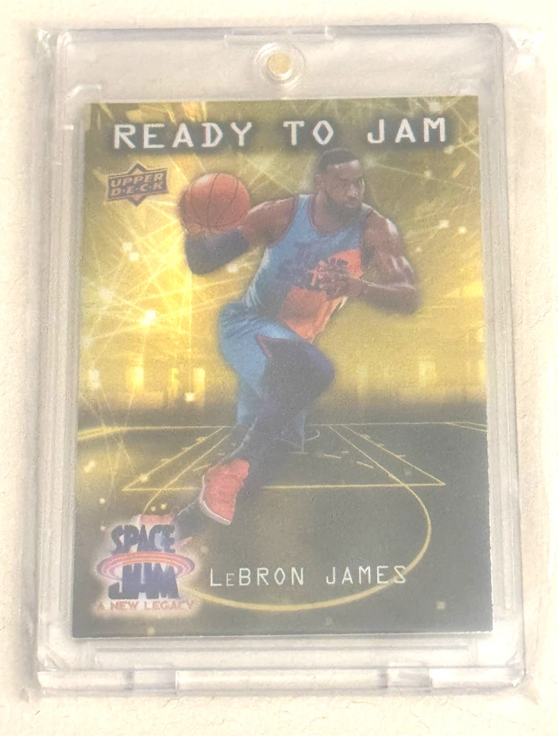 2021 Upper Deck LeBRON JAMES READY TO JAM YELLOW RJ-1 /599 - photo 2