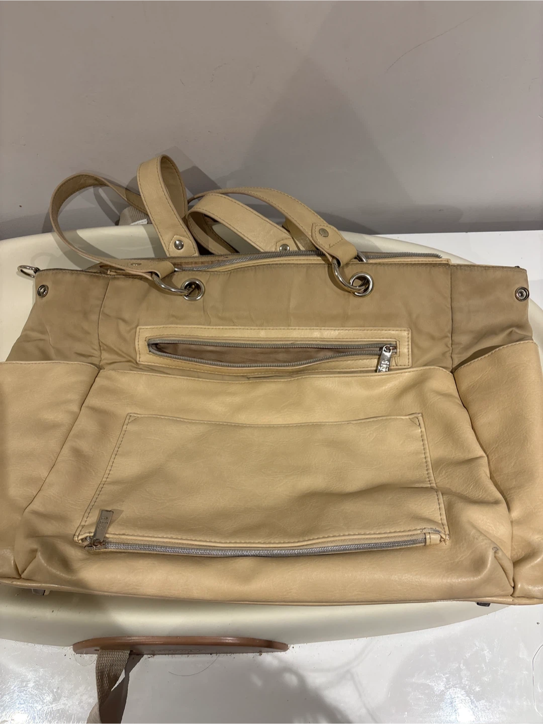 BEIS Beige Tote Bag