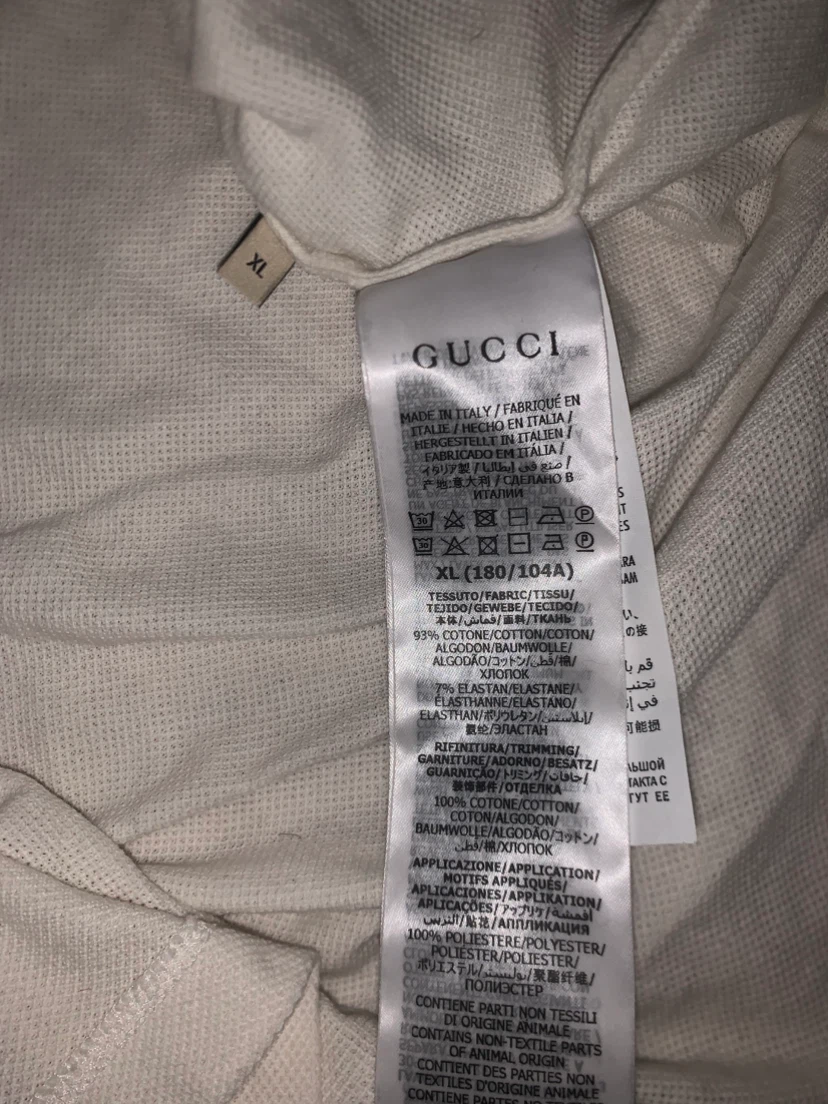 Gucci Polo Shirt White Size XL - photo 5