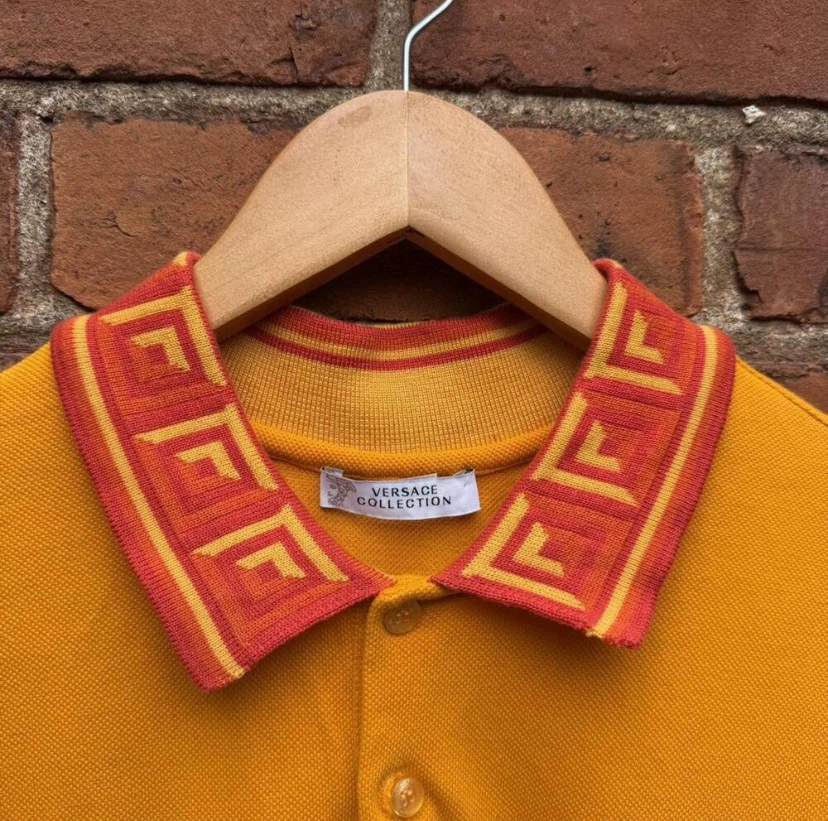 Versace Collection Polo Shirt Size Large