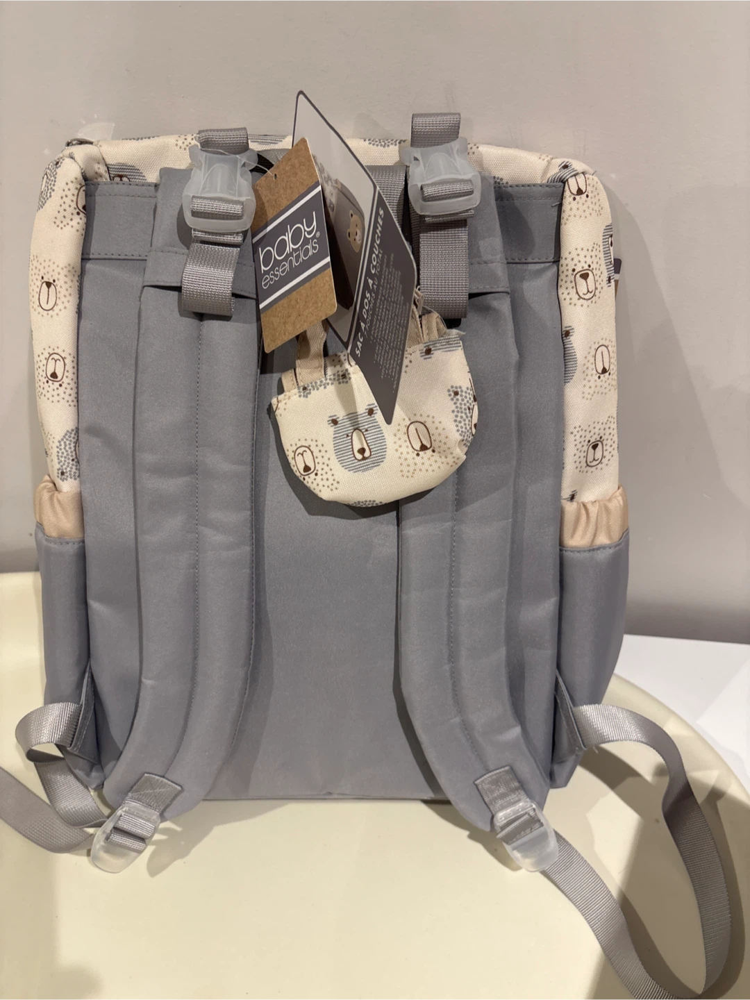 Baby Essentials Diaper Backpack Bear Print - photo 3