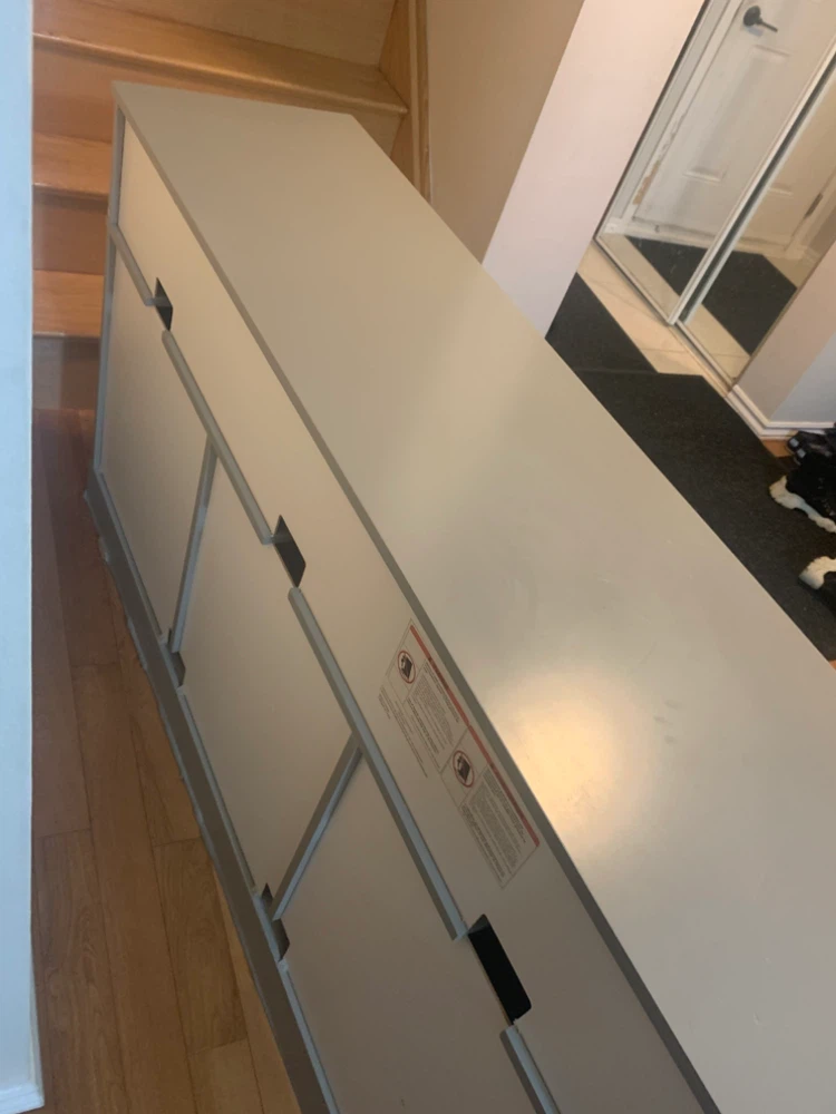 Grey Media Console TV Stand - photo 2