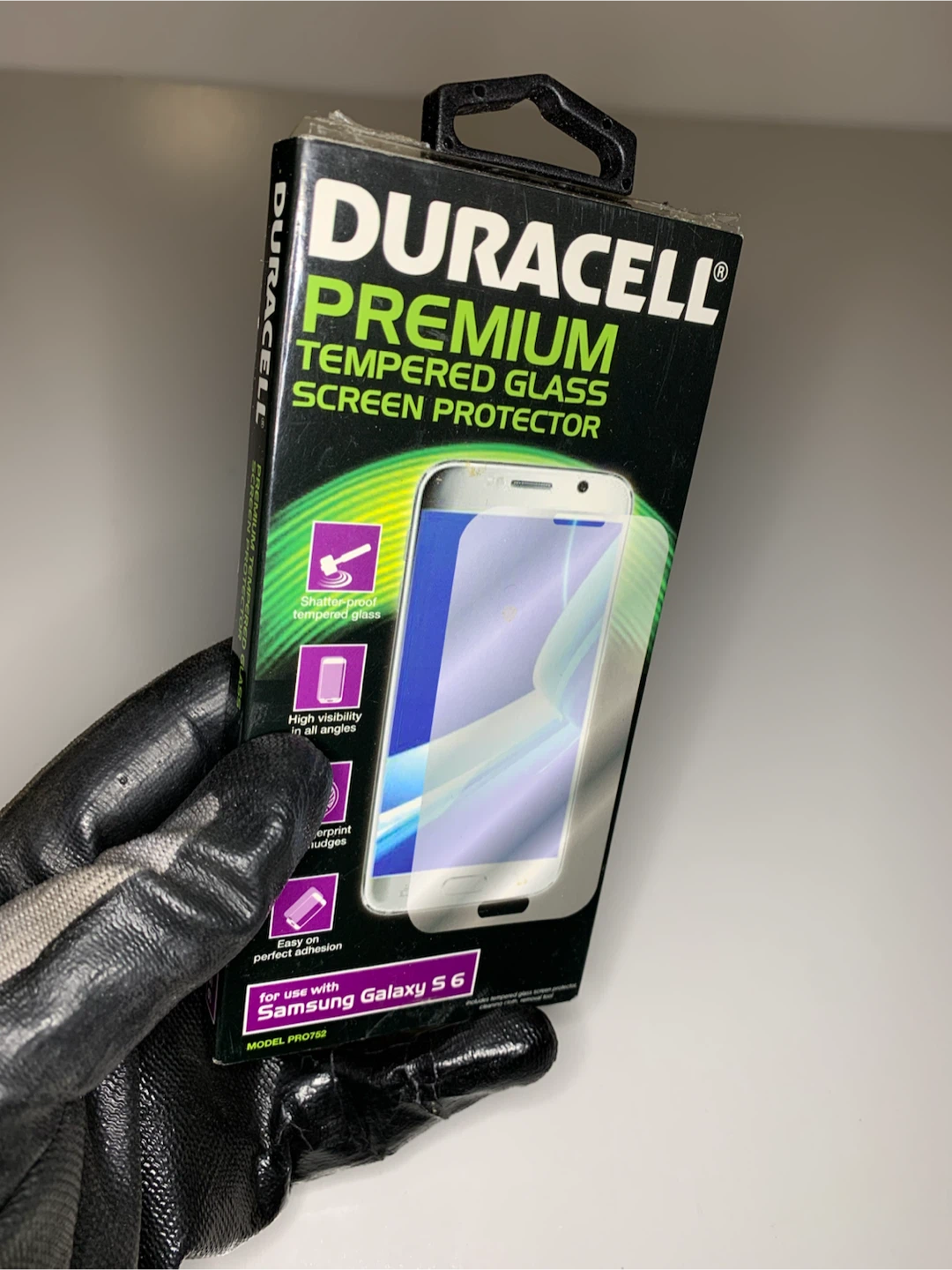 Duracell Premium Tempered Glass Screen Protector Galaxy S6