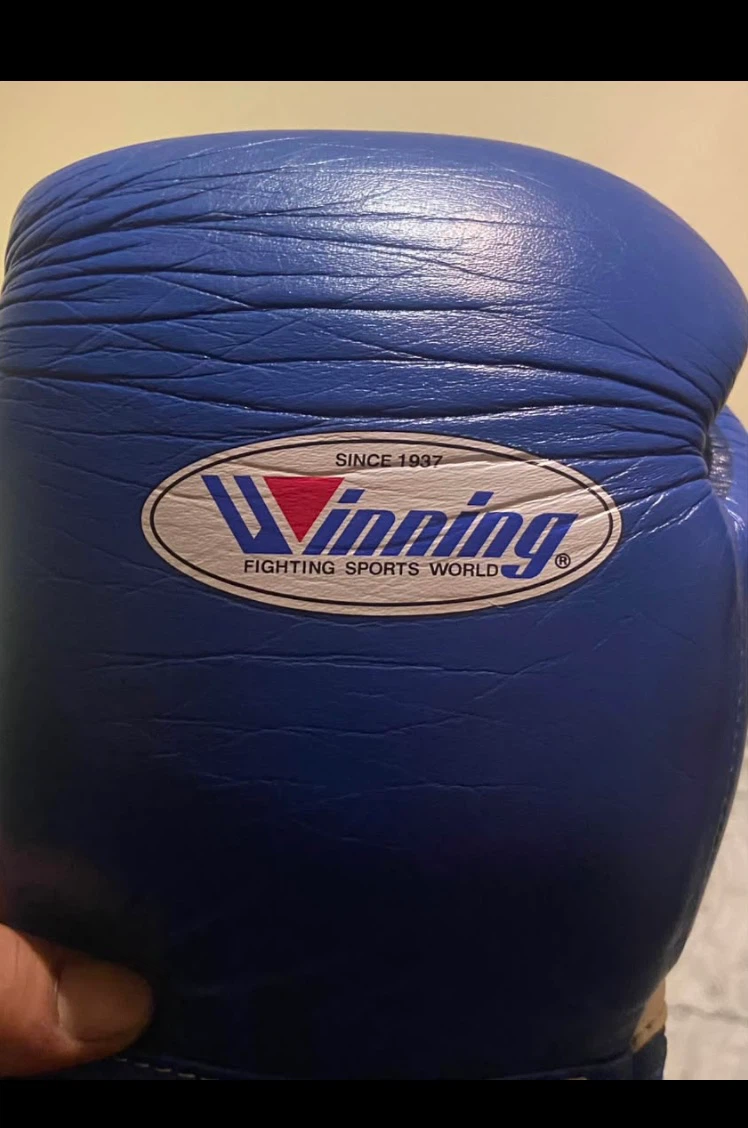 Winning Boxing Gloves - Blue 12 oz - photo 3