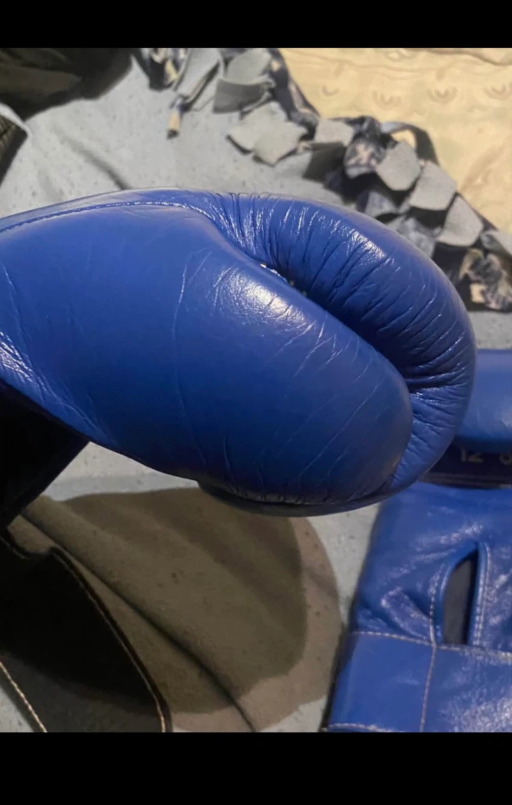 Winning Boxing Gloves - Blue 12 oz - photo 4