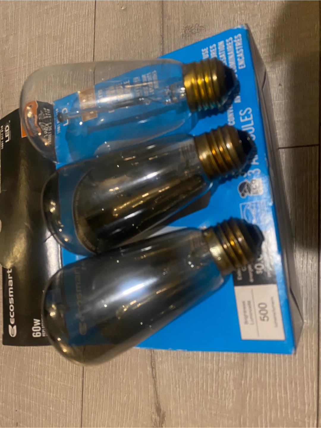 EcoSmart ST19 LED Bulbs - 3 Pack