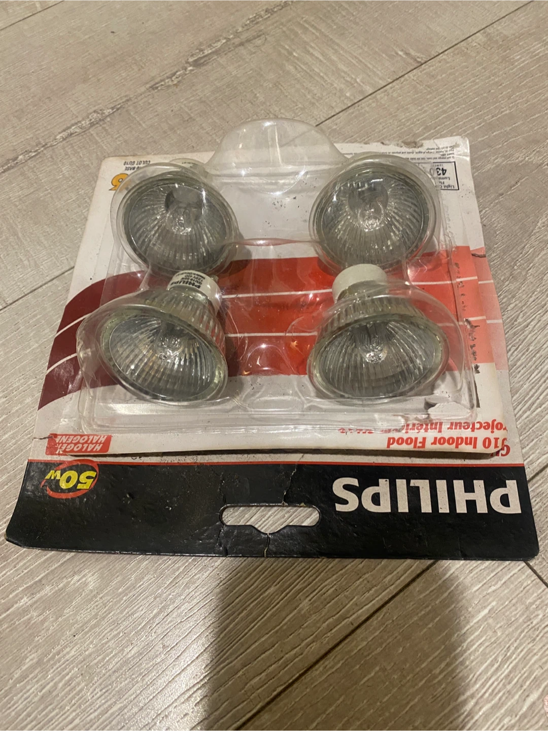 Philips GU10 50W Indoor Flood Halogen Bulbs - photo 2