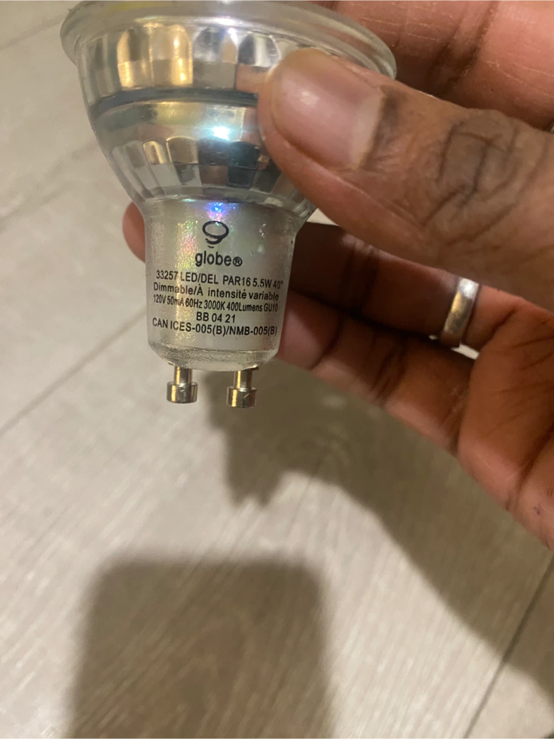 Globe Electric 5.5W LED PAR16 GU10 Light Bulb - photo 5