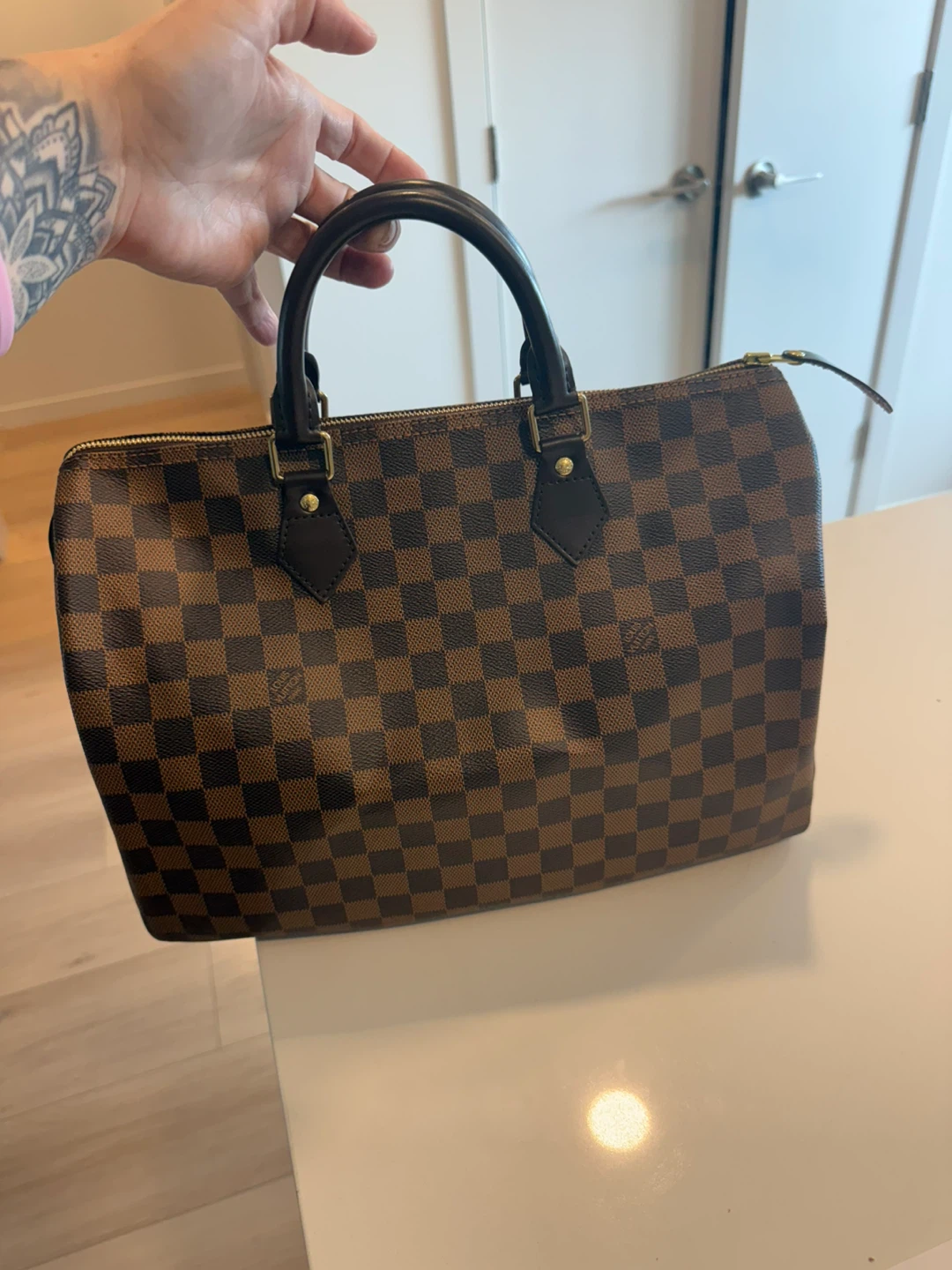 Louis Vuitton Speedy 35 Damier Ebene - photo 4
