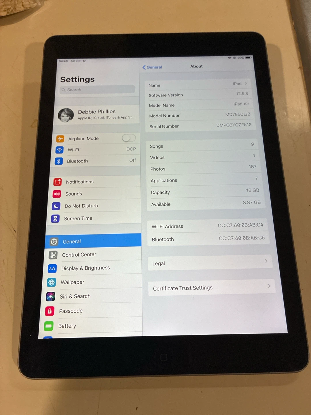 Apple iPad Air 16GB