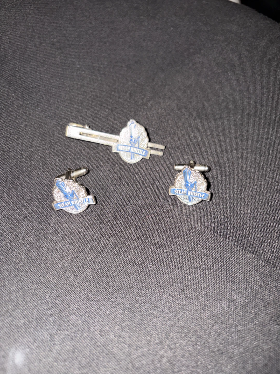 Steam Whistle Brewing Tie Clip and Cufflink Set