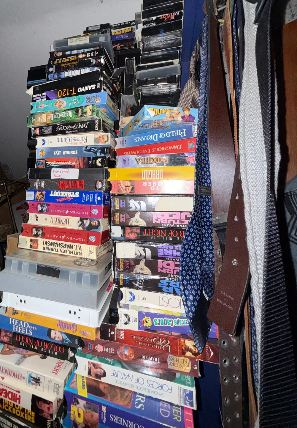 Massive Retro Movie VHS Lot (75+ Tapes)