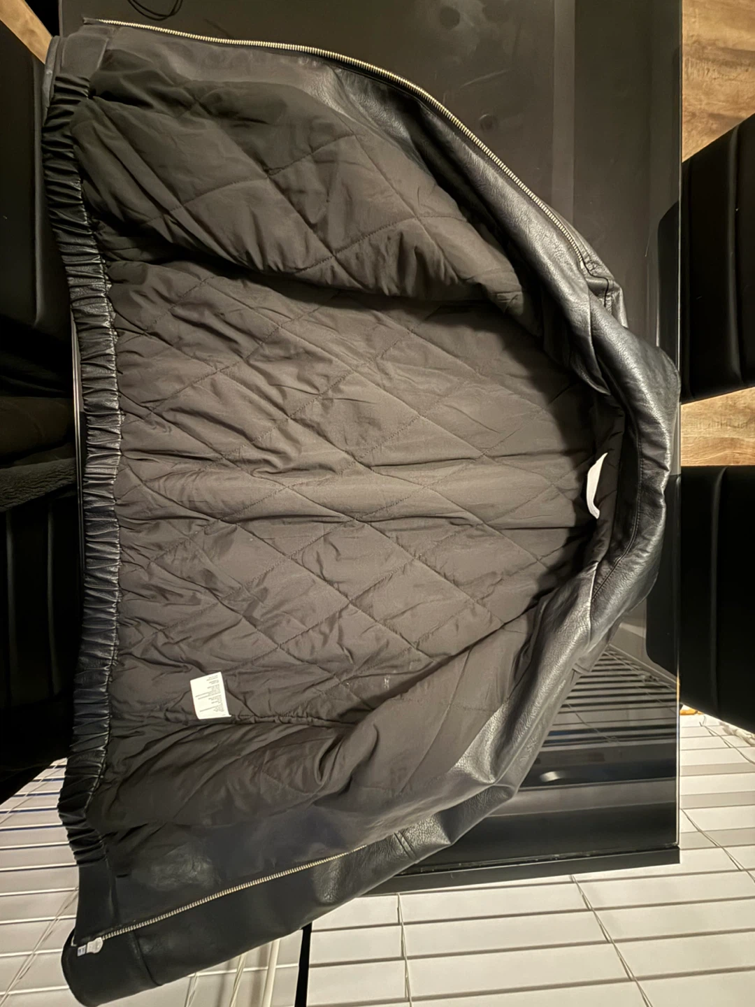 Oak + Fort Faux Leather Jacket - photo 3