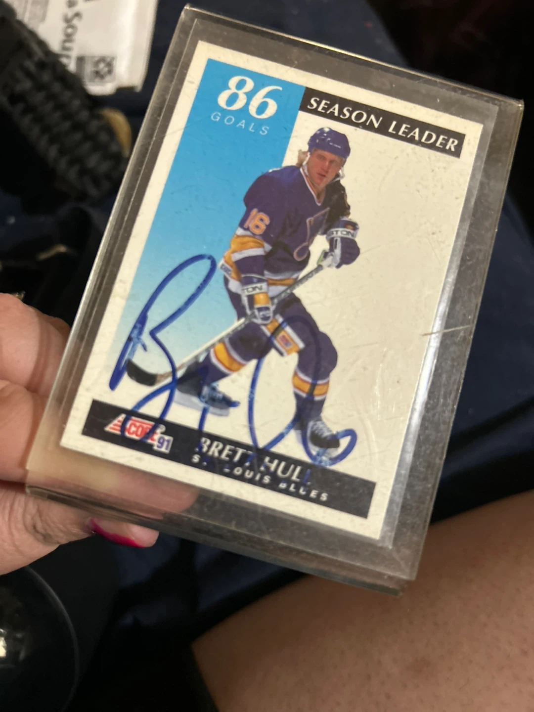 Assorted Vintage Hockey and Baseball Trading Cards