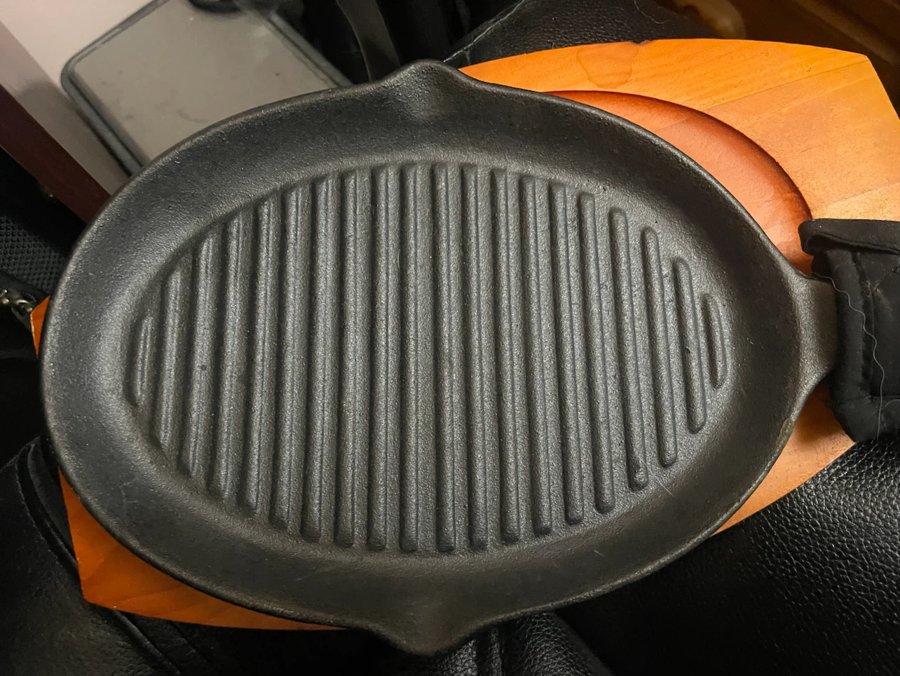 GrillPro Cast Iron Fajita Pan - photo 2