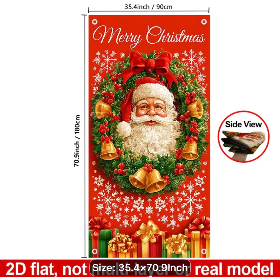 Merry Christmas Santa Door Banner - photo 2
