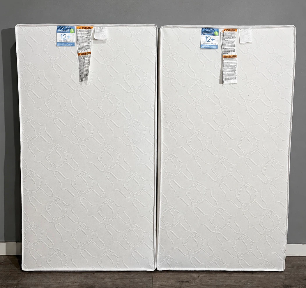 Simmons 2-in-1 Caresse Bamboo Crib & Toddler Mattresses - photo 2