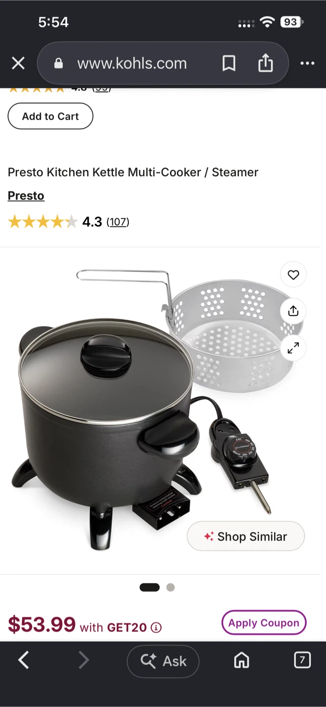 Presto Electric Multi-Cooker - photo 2
