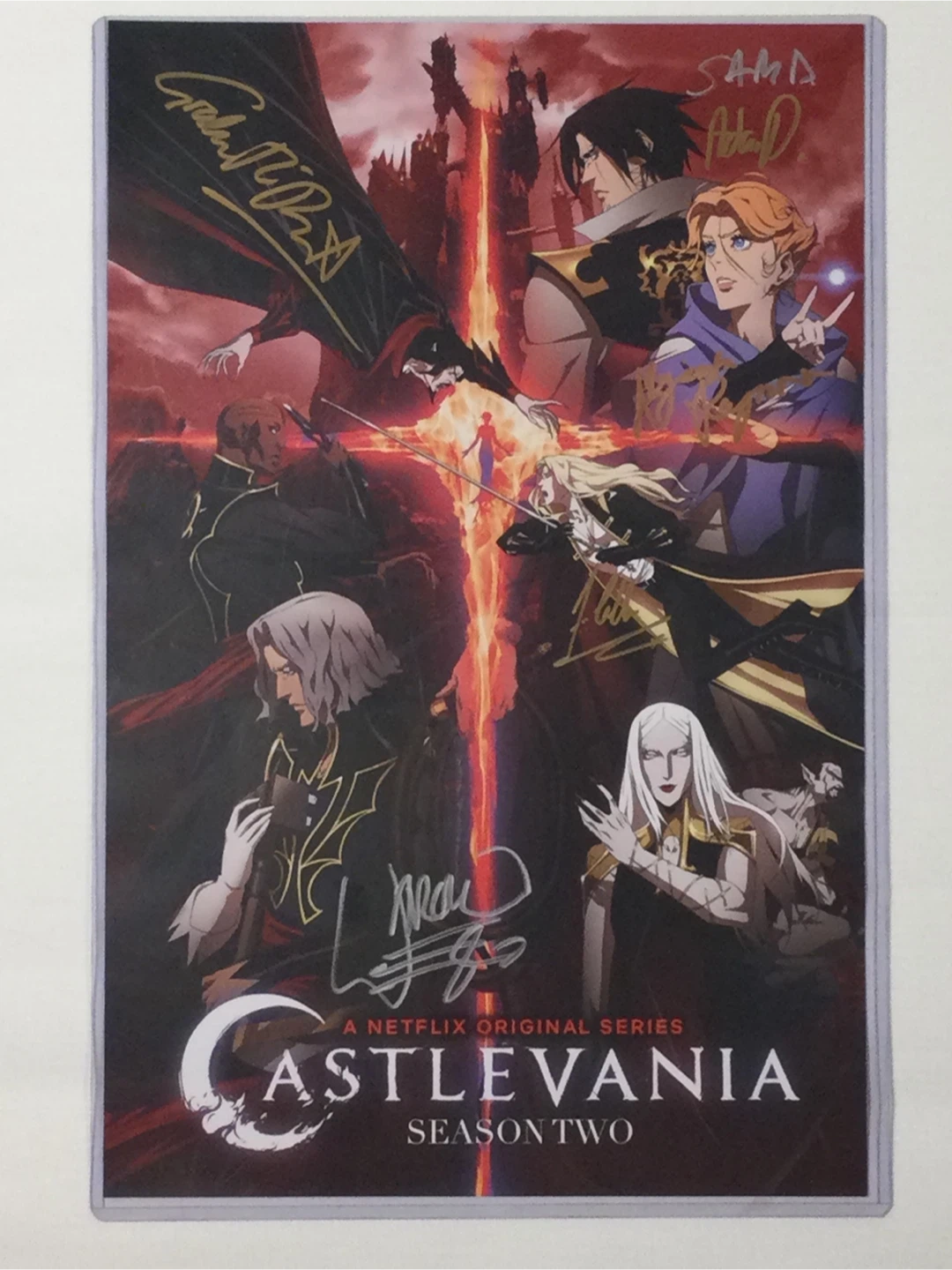 Castlevania Season Two Autographed Poster