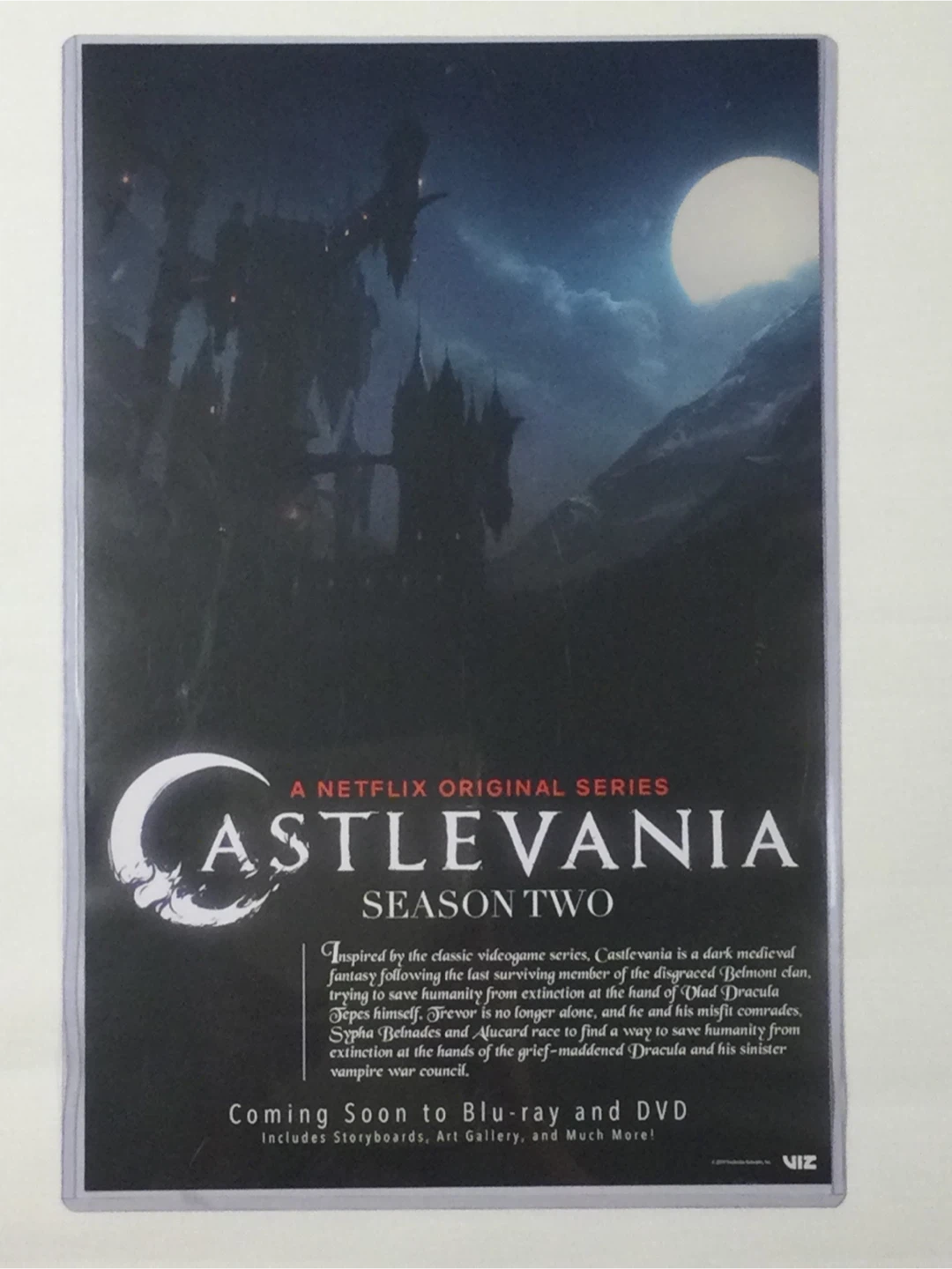 Castlevania Season Two Autographed Poster - photo 2