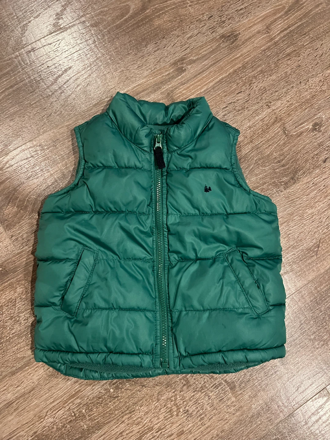 Gap Green Puffer Vest 2T