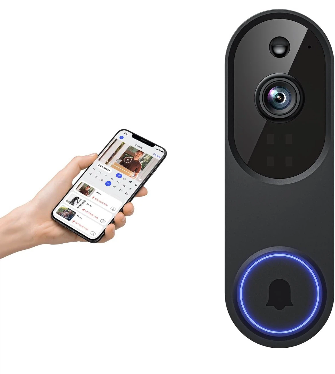 Wireless Smart Video Doorbell Camera - photo 3