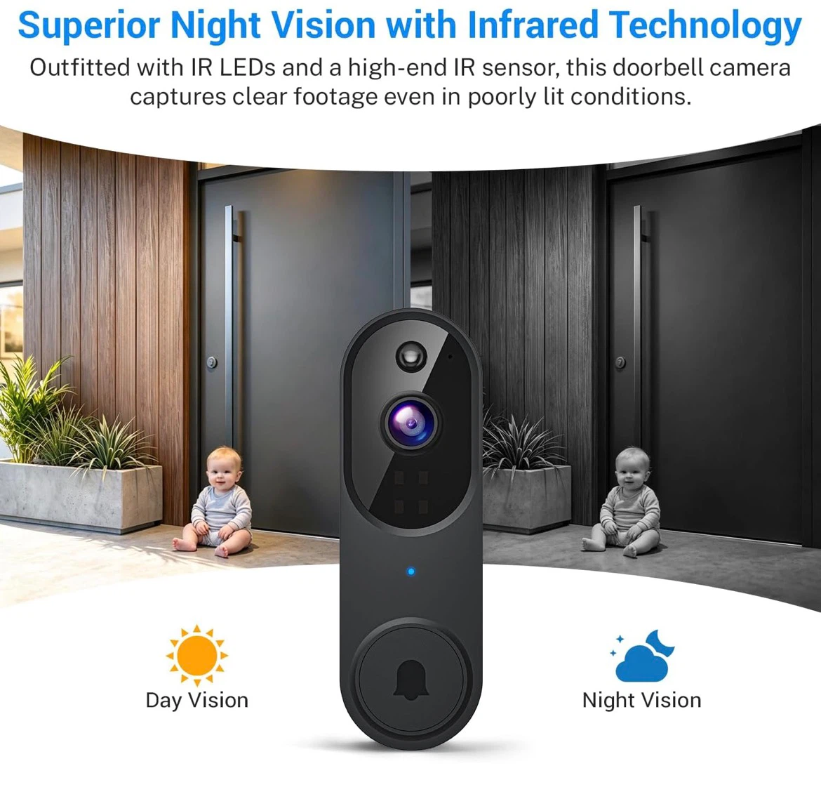 Wireless Smart Video Doorbell Camera - photo 4