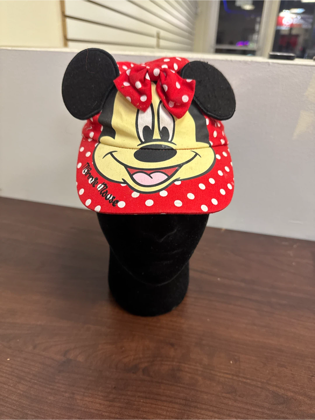 Disney Minnie Mouse Polka Dot Baseball Cap