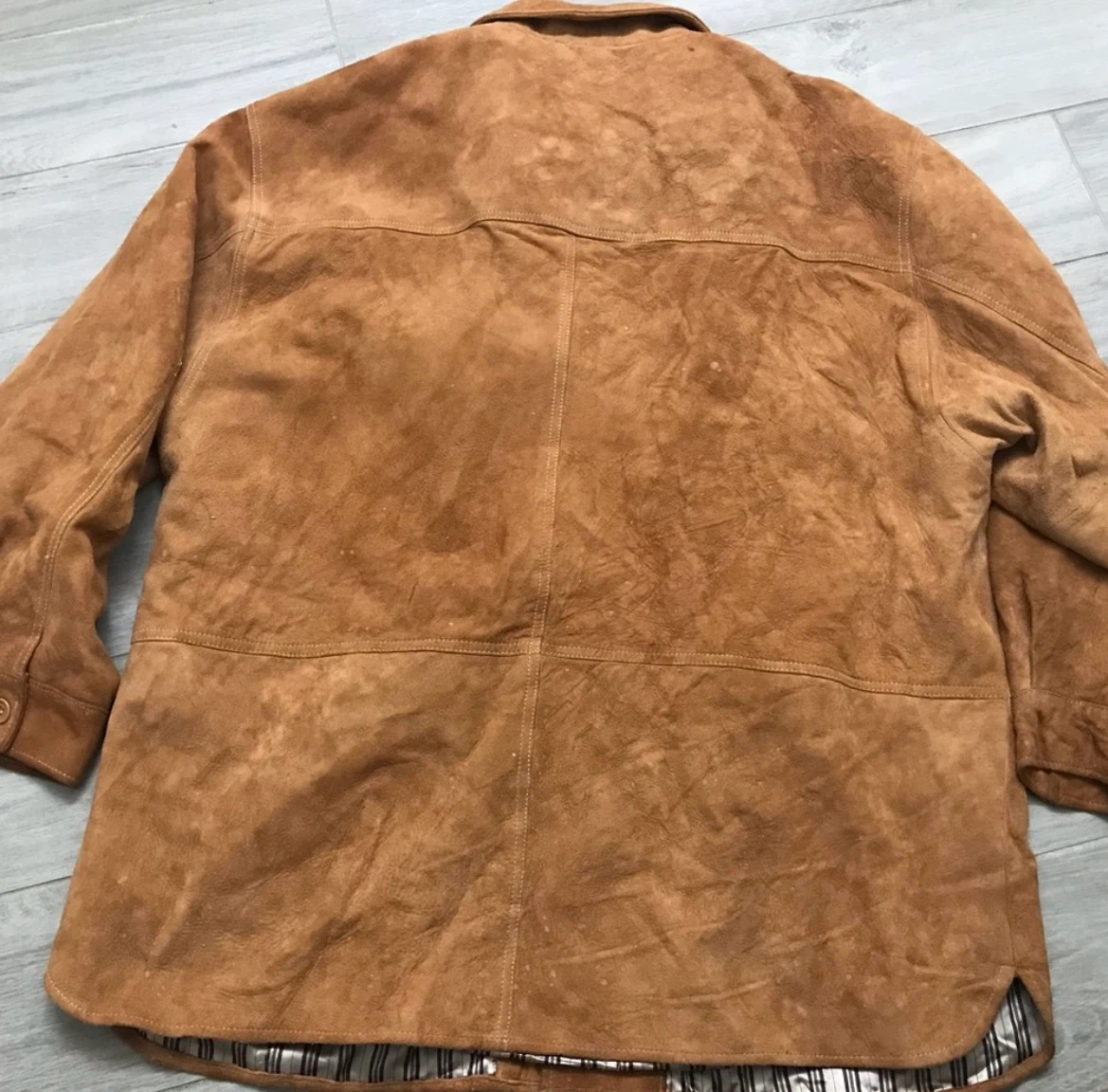 The territory ahead suede leather jacket size XL - photo 4