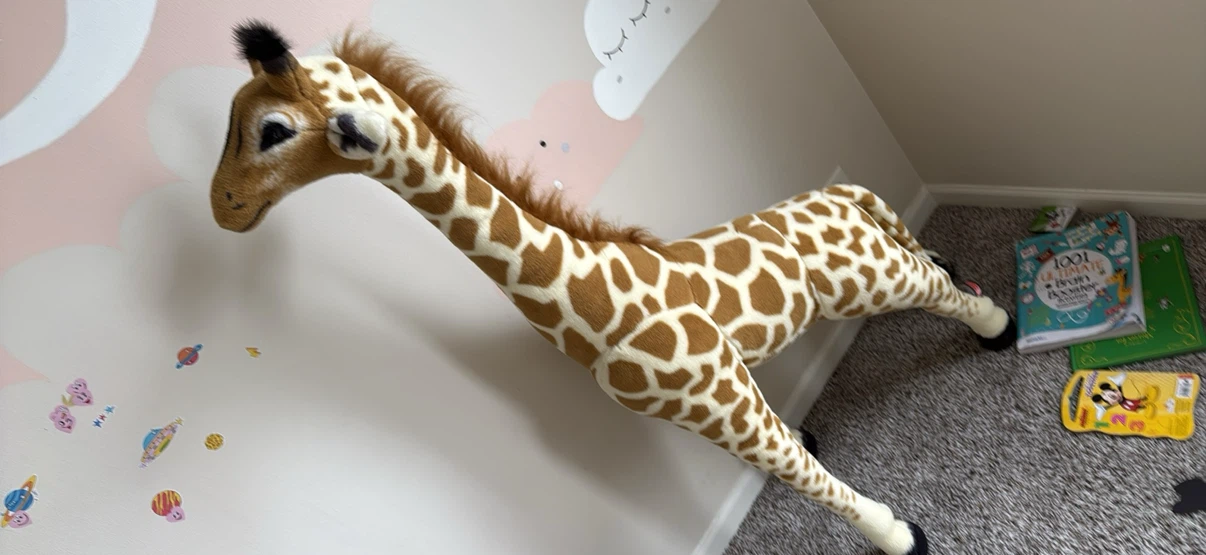 Large Plush Giraffe Toy