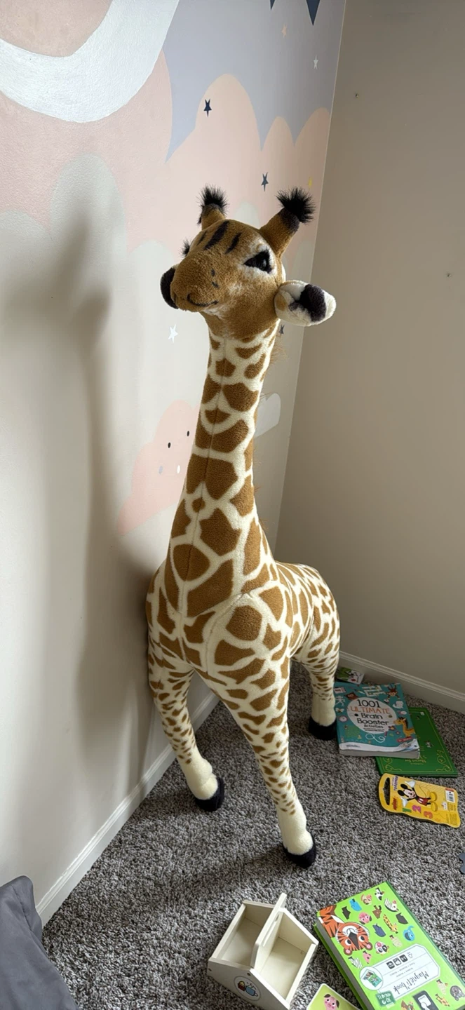 Large Plush Giraffe Toy - photo 2