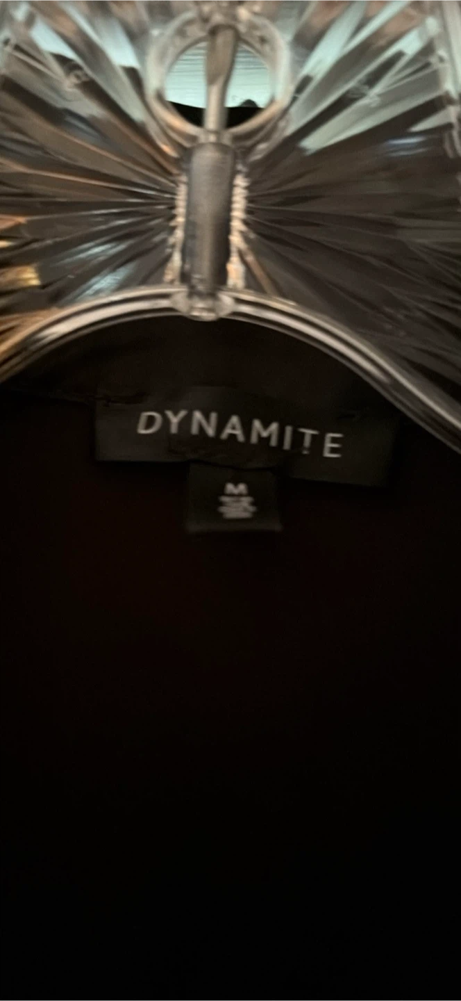 Dynamite Black Button-Up Shirt - photo 2