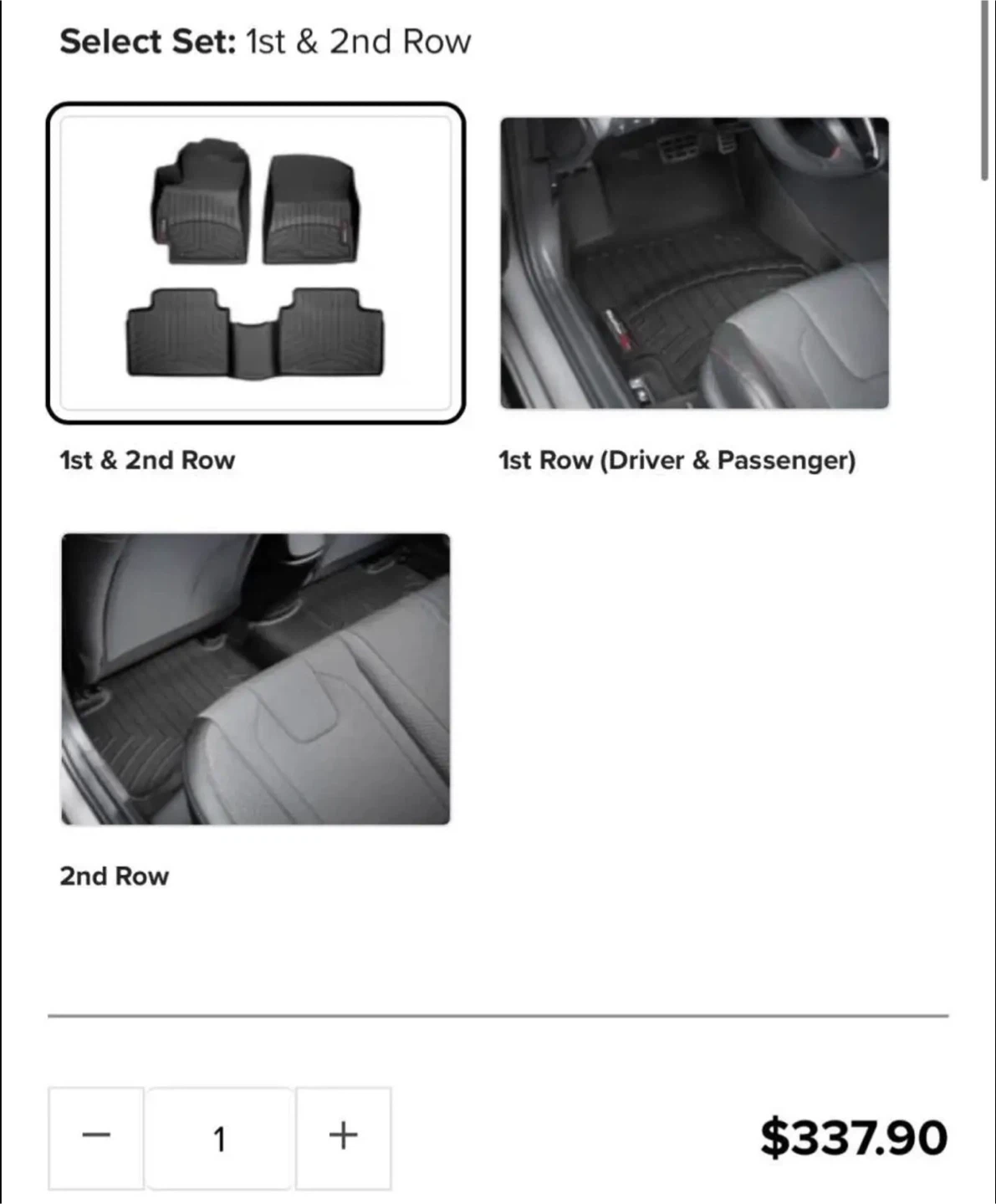 WeatherTech Floor & Trunk Mats – 2023 Hyundai Elantra Luxury - photo 4