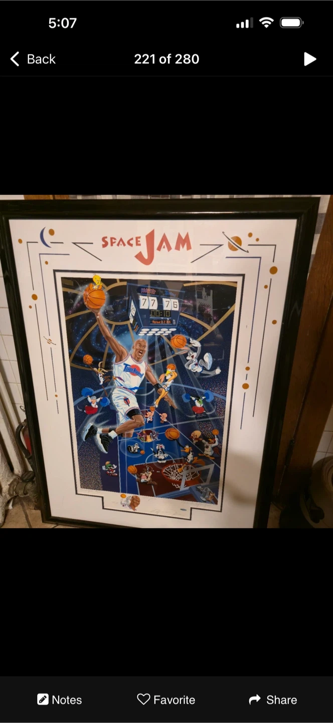 Michael Jordan Chicago Bulls Framed Signed