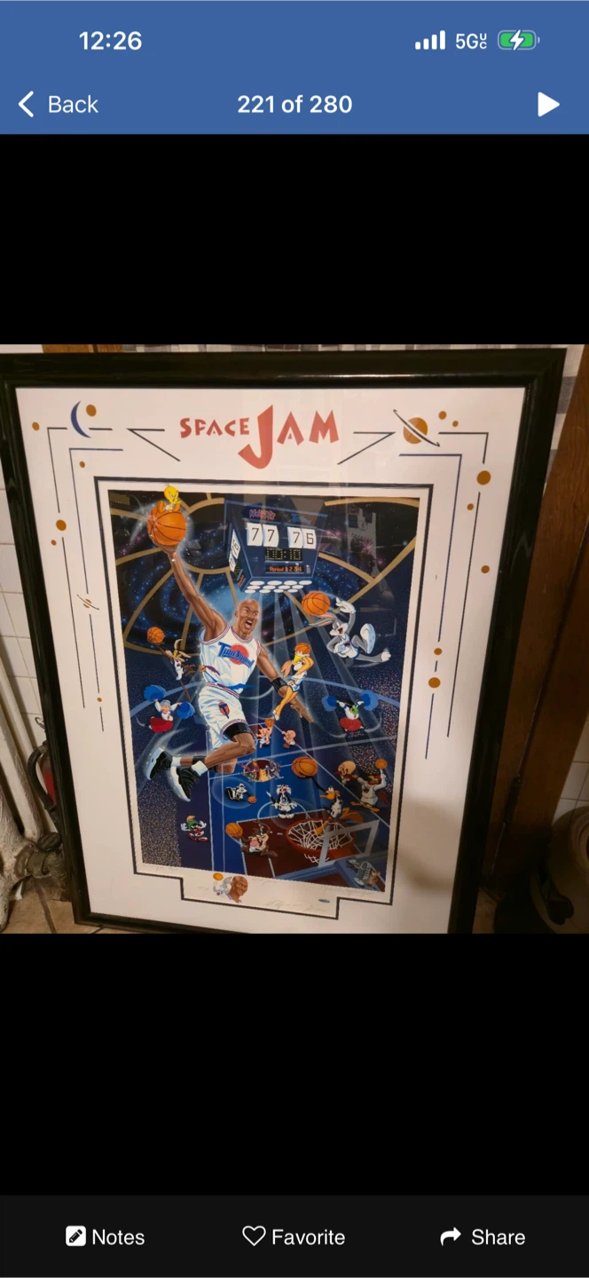 Michael Jordan Chicago Bulls Framed Signed - photo 2