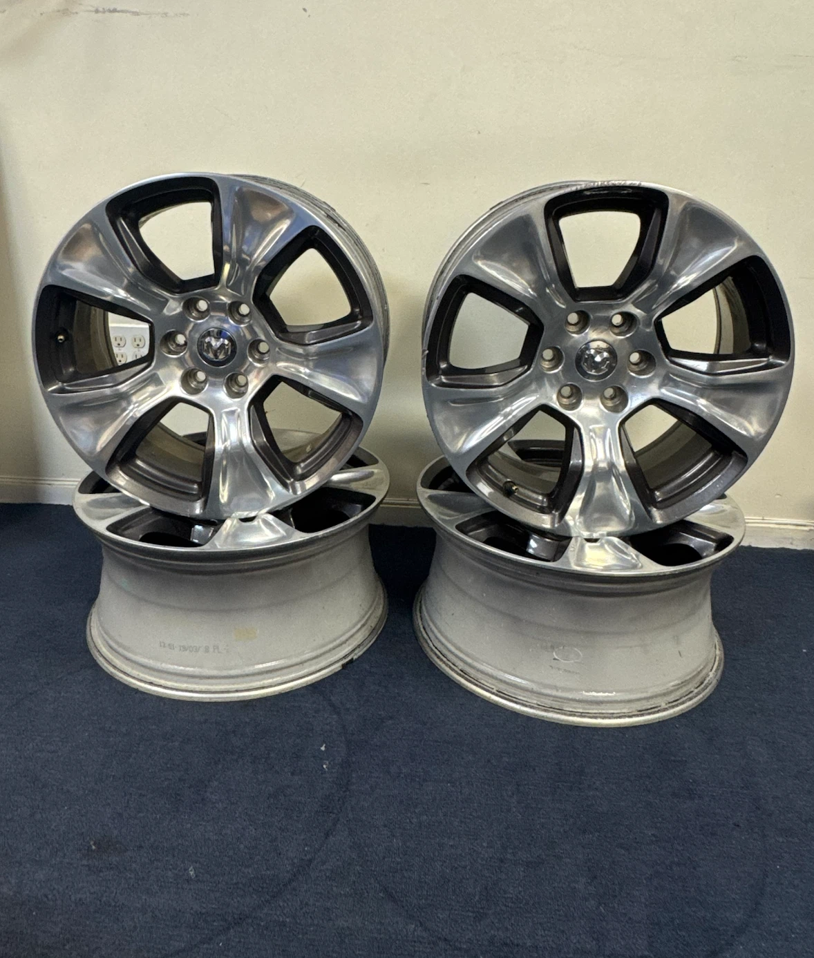Set of 4 Dodge Ram Alloy Wheels