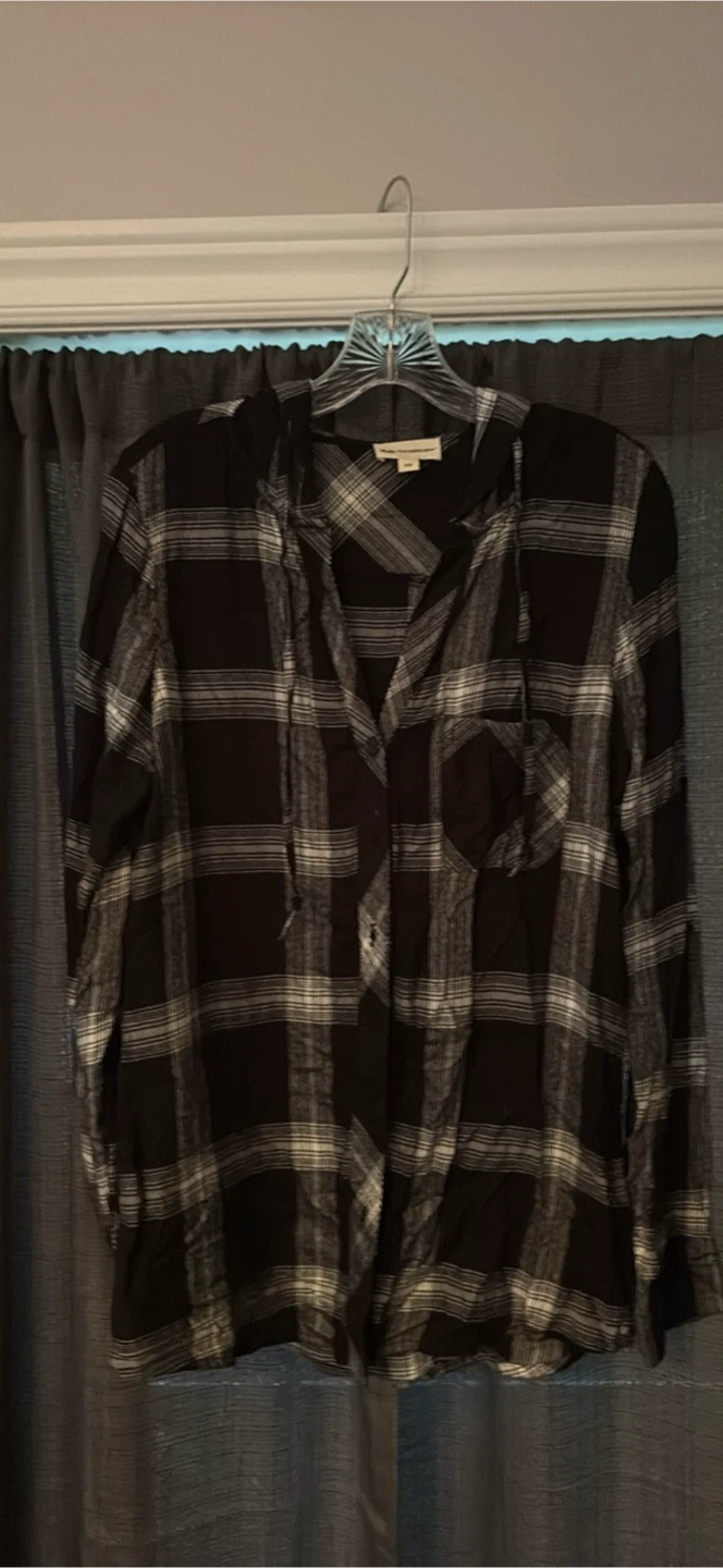True North Denim Hooded Plaid Shirt