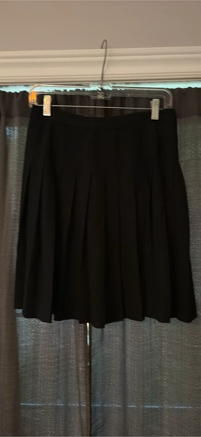 Talbots Petites Black Pleated Skirt Size 8 - photo 2