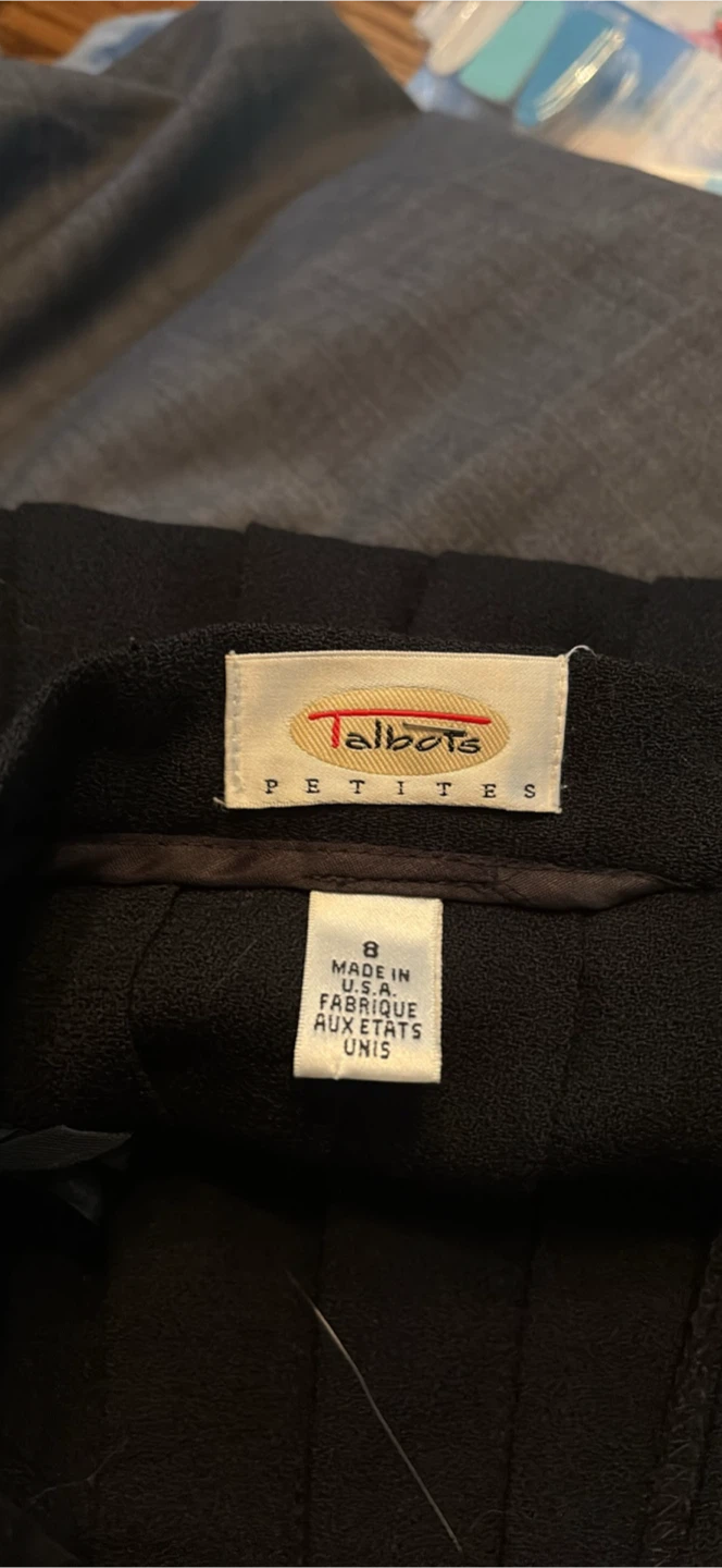 Talbots Petites Black Pleated Skirt Size 8 - photo 3