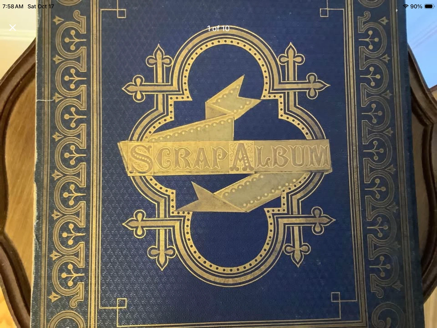 1869 Victorian Scrap Album 🐞
