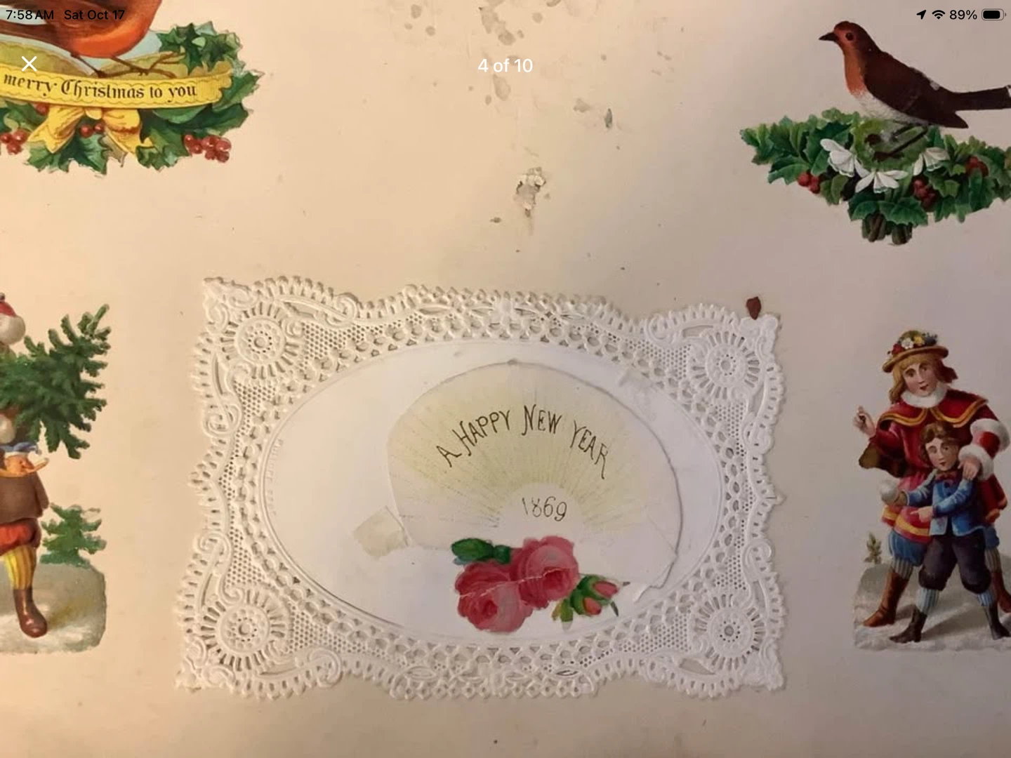 1869 Victorian Scrap Album 🐞 - photo 2