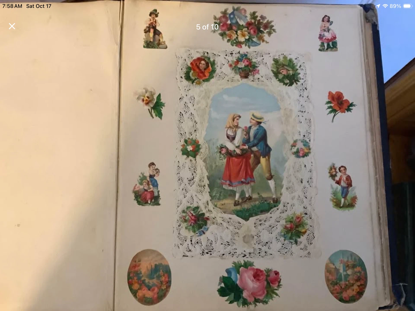 1869 Victorian Scrap Album 🐞 - photo 3
