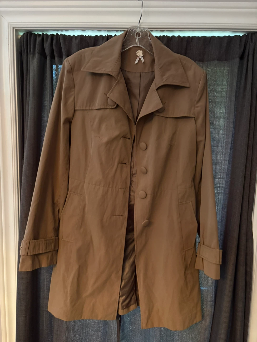 Roxy Brown Trench Coat