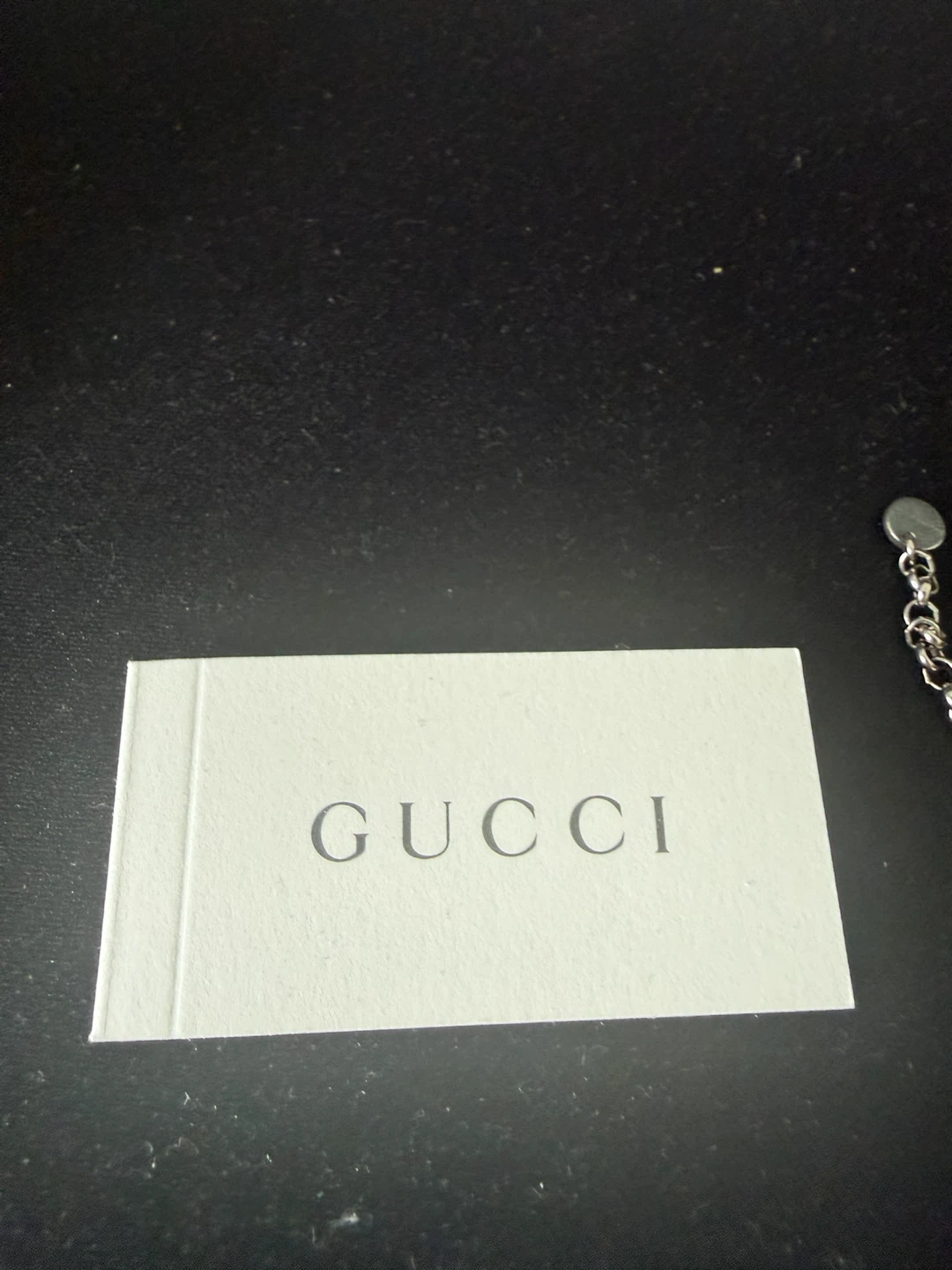 Gucci Interlocking G Silver Necklace Authentic - photo 5