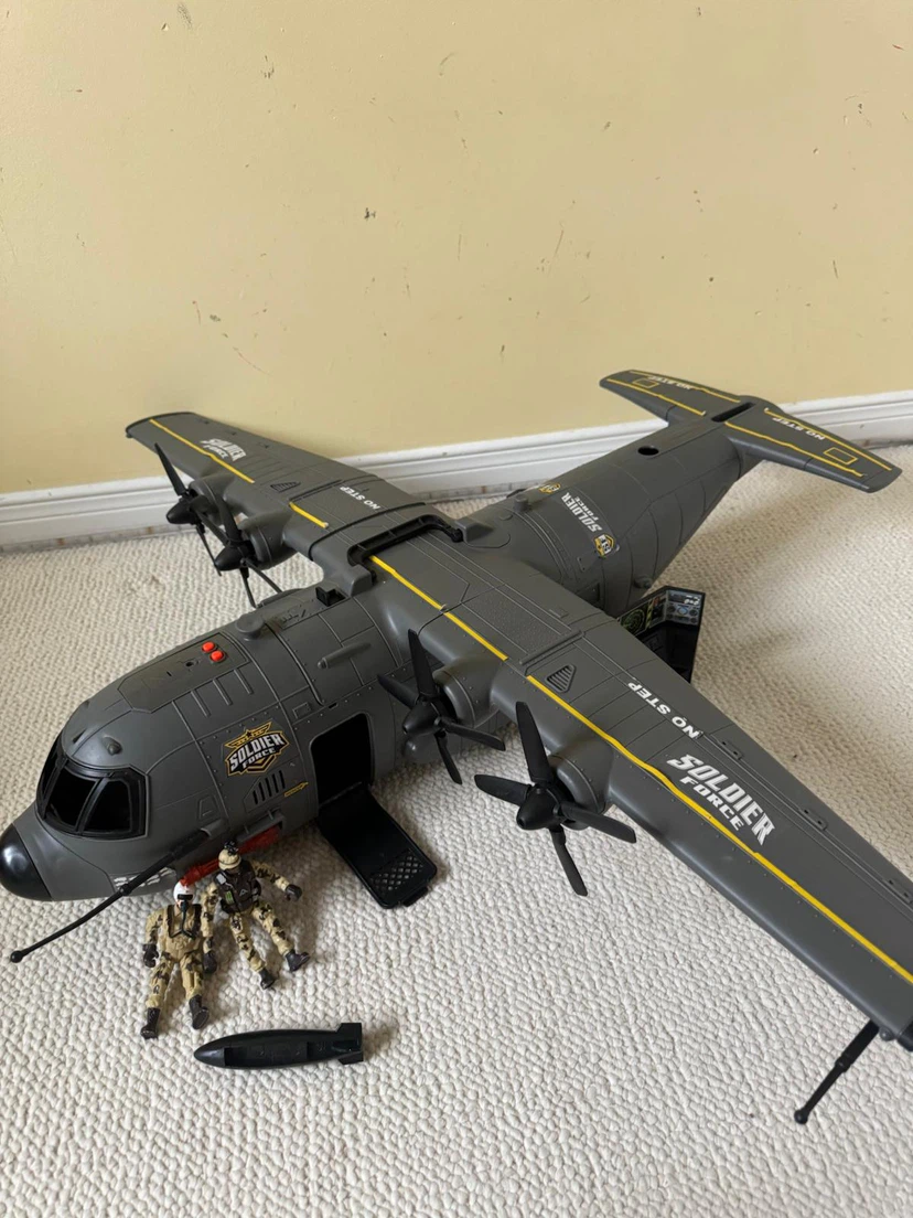 Soldier Force Military Cargo Airplane