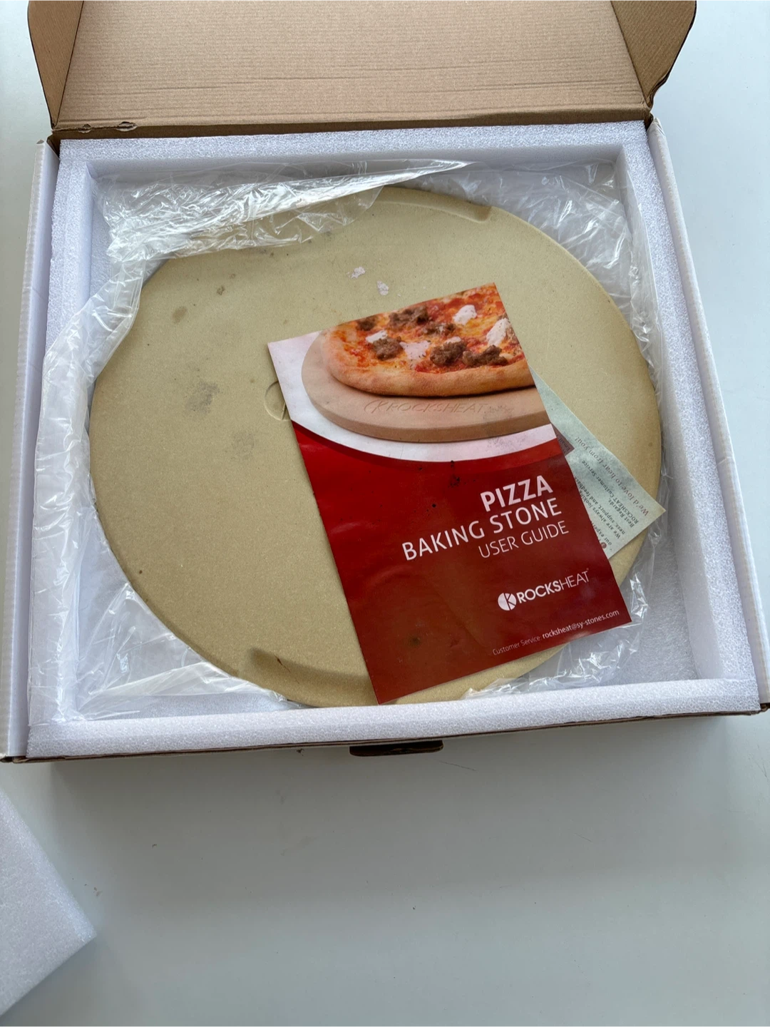 ROCKSHEAT 12.6-inch Round Pizza Stone - photo 2