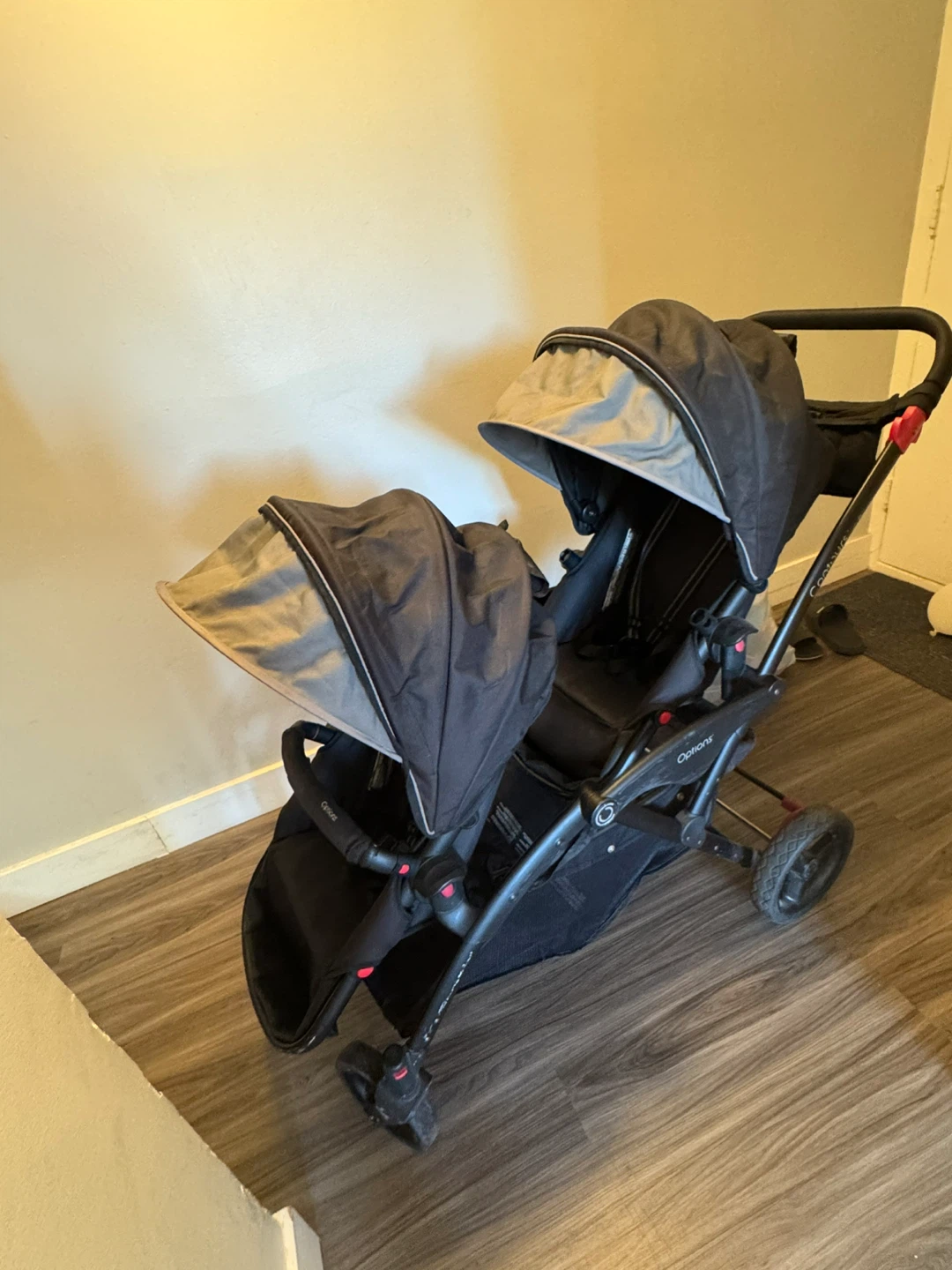 Contours Options Double Stroller + Orzbow Footmuff