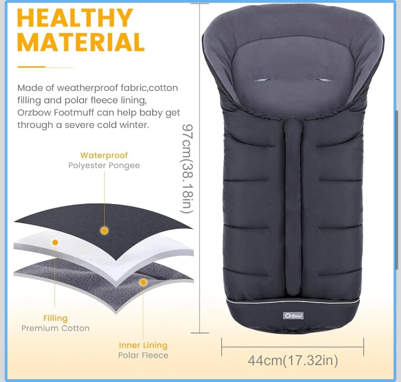 Contours Options Double Stroller + Orzbow Footmuff - photo 3