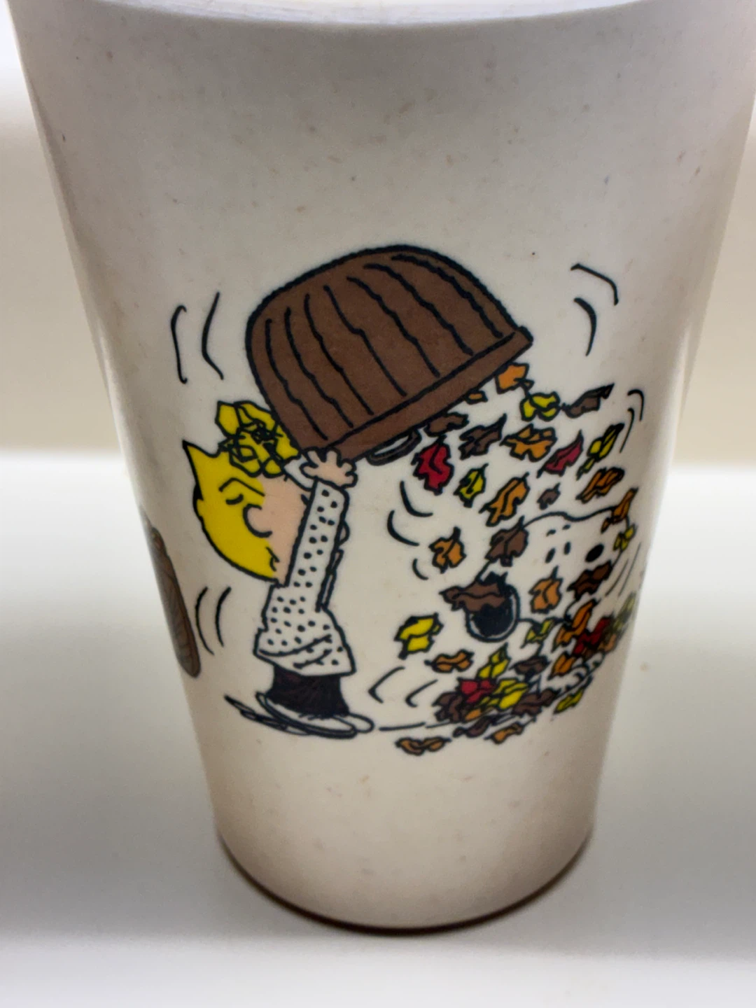 Peanuts plastic cups Charlie Brown, Lucy Linus snoopy fall - photo 5